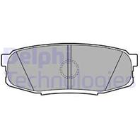 DELPHI LP2154 Колодки тормозные TOYOTA LAND CRUISER J200 4.5D/4.7 07-/LEXUS LX570 08- задние