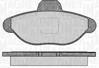 Колодки тормозные передние Punto, Nuova Panda, 500 1.2 пр-во Италия