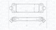 Радиатор интеркулера Ford Transit 06 -> 2014 2.2 - 2.4 TDCI Duratorq