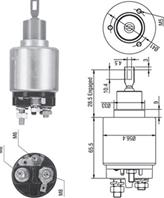 AME0271MM_реле втягивающее! Alfa Romeo  BMW  Fiat