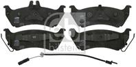 Тормозные колодки задние w163  brem