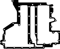 744.411E_прокладка поддона двигателя! VW Passat 4.0 BDN/BDP 4motion 01-05