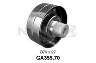 GA355.70_ролик обводной! с кондиционером Renault