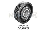 Ga355.73_ролик обводной ремня генератора! renault