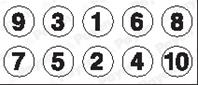 Hbs111_к-кт болтов гбц! 10шт. nissan almera/sunny 2.0d cd20 91-98