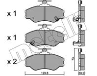 Zestaw klockow hamulcowych, hamulce tarczowe