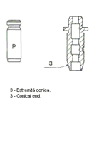 01-S2848_направляющая клапана впускного! 7.02x12.06x43.3 Kia Sorento 2.5CRDi 02