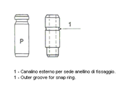 01-2058 направляющая клапана! 7x11.54x43 opel astra/corsa/kadett 1.5d-1.7td 88&gt
