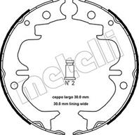 К-т бараб. тормоз. колодок