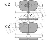К-т дисков. тормоз. колодок
