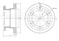 Диск тормозной