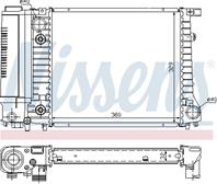 Радиатор системы охлаждения BMW: 3 (E30) 316 I/318 I 82-92 , 3 TOURING (E30) 316 I/318 I 87-94 , 3 К