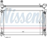 NISSENS 60305A Радиатор двигателя VAG A4 1.6-2.0/1.9TD 00-04