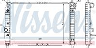 NS61637_радиатор системы охлаждения! АКПП Chevrolet Aveo/Kalos 1.4i 16V 06-08