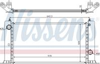 NS61883A_радиатор системы охлаждения! Fiat Stilo