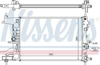 Радиатор OPEL ASTRA J / CHEVROLET CRUZE 1.4/1.6/1.6T M/T 09-