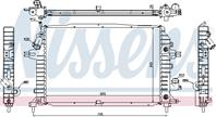 NS63115A_радиатор системы охлаждения! АКПП Opel Z