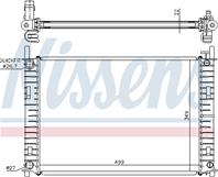 NS62027A_радиатор системы охлаждения! МКПП Ford F