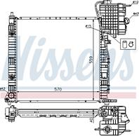 NS62561A_радиатор системы охлаждения! АКПП MB Vit