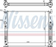 NS62576A_радиатор системы охлаждения! MB W164/W251/X164 3.5-5.0/2.8CDi/3.2CDi/6