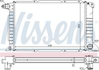 NS62080A_радиатор системы охлаждения! Ford Transit 2.5TD 94-00