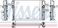 Ns62797a_радиатор системы охлаждения! mb w211 2.0-5.0 02&gt