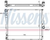 NISSENS 60803A Радиатор X3 (E83) 2.0-3.0 04- (BWA2289)