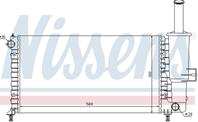 NS61764_радиатор системы охлаждения! Fiat Punto 1