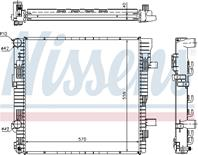 Радиатор системы охлаждения MB: VARIO 512 D/612 D/