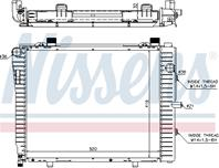 W202 радиатор охлажден (nissens) (nrf) (geri) (см.каталог)