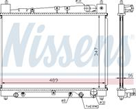 NS64799_радиатор системы охлаждения! АКПП Toyota Echo 1.3/1.5 98&gt