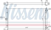 NS63991_радиатор системы охлаждения! VW Sharan  F