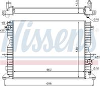 Радиатор L.R. Defender 2.5 TD5