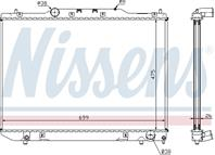 Радиатор TOYOTA PICNIC 2.2D 97-02