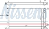 NS65266_радиатор системы охлаждения! VW Golf 1.6-1.9TDi 98&gt