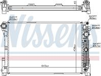 NISSENS 67162 Радиатор MB W204 / S204 / W212 / S212 / A207 / C207