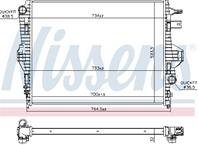 NISSENS 65297 Радиатор VW TOUAREG / PORSCHE CAYENNE 3.0/3.6/3.0TDi 10-