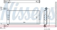 NISSENS 72041 Радиатор отопителя VW CRAFTER 2.0TD / MB SPRINTER 2.2D-3.5D 06-