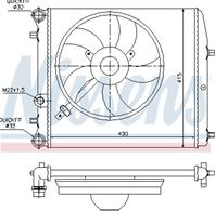 NS64103_радиатор системы охлаждения! VW Polo IV 1