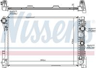 Радиатор  охлаждения двигателя (мех.) MB W204/W212 2.2/3.0 cdi 07-