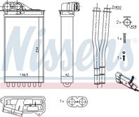 NS71161_радиатор печки! Citroen C1  Peugeot 107 