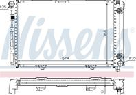 Радиатор MB W201 2.0/2.0D/2.2D 82-94