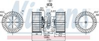 NS87114_вентилятор отопителя! BMW E39 5.2I-5.4I/5