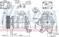 Ns89087_компрессор кондиционера! chrysler voyager 2.0-3.3i 96&gt
