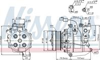 Ns89246_компрессор кондиционера! honda civic 1.8 05&gt