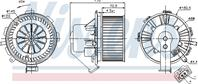 NISSENS 87106 Мотор отопителя MB SPRINTER -A/C 06-