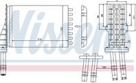NS73258_радиатор печки! Renault Espace all 97&gt
