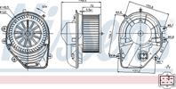 NS87060_вентилятор отопителя! Audi 80/A4 91-01  VW Passat 99-00