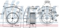 Мотор отопителя VAG G3/JETTA/POLO/IBIZA 1.0-2.8/1.7D/1.9D 91-02