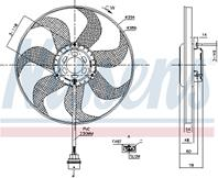 Вентилятор радиатора VAG FABIA/RAPID 1.6 12-